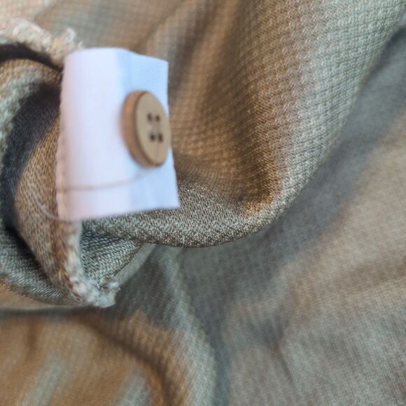 Tommy Bahama Polo Shirt Mens XXL Beige Silk Blend Short Sleeve Casual - Picture 6 of 7